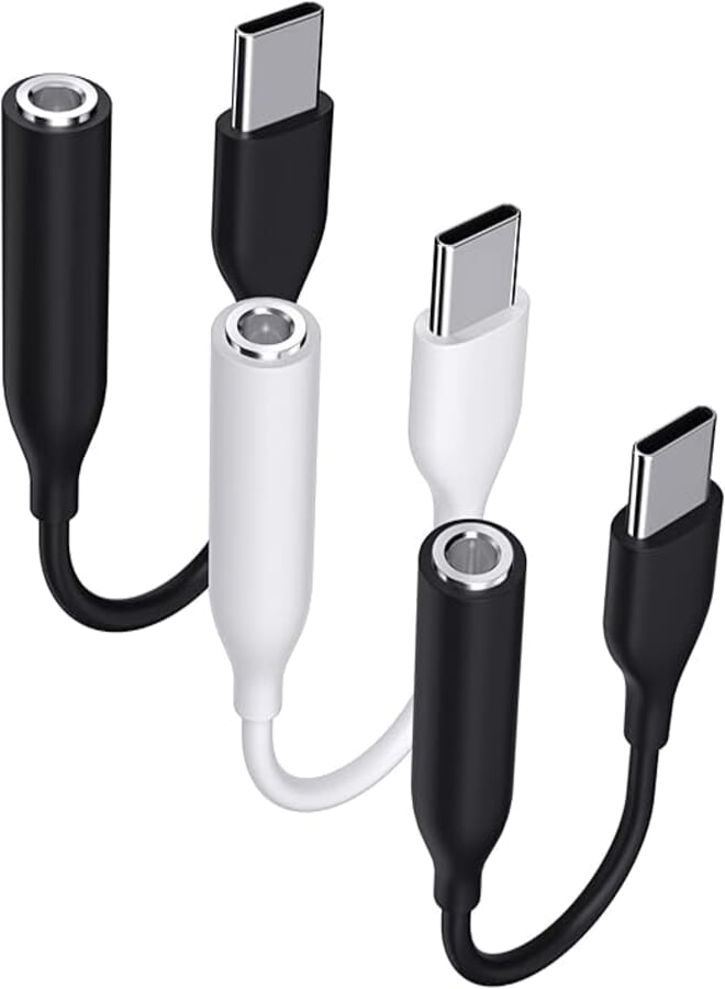 ACAGET USB C to 3.5mm Headphone Jack Adapter [3 PACK],USB Type C Adapter 3.5mm Jack Connector for Samsung Galaxy A54 A53 A33 S23 S22 Ultra S21 FE Note 20 OnePlus 11 10 9 Pro Google Pixel 7 7a 6 Pro